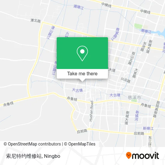 索尼特约维修站 map