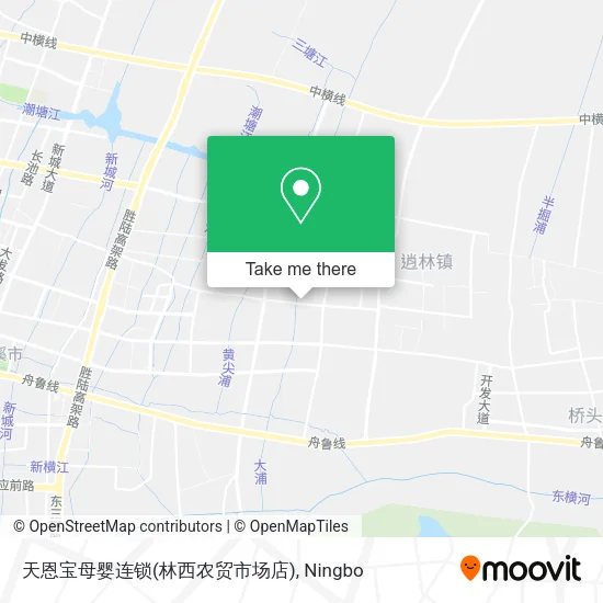 天恩宝母婴连锁(林西农贸市场店) map