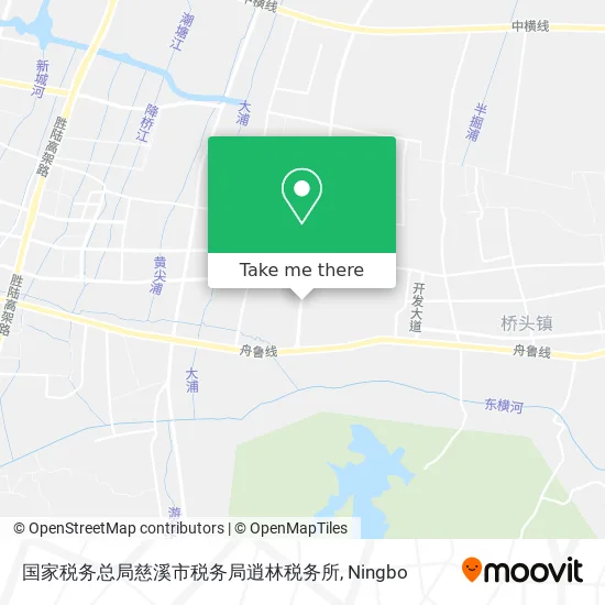 国家税务总局慈溪市税务局逍林税务所 map