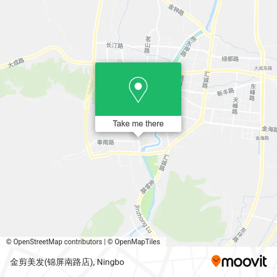金剪美发(锦屏南路店) map