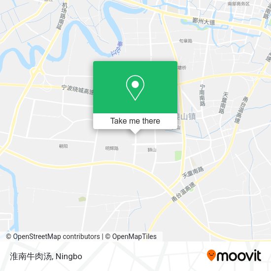 淮南牛肉汤 map