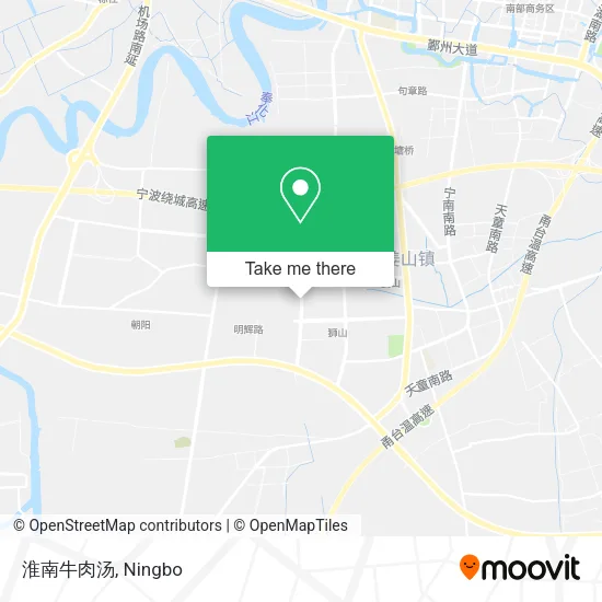 淮南牛肉汤 map