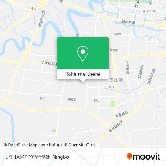 北门A区宿舍管理处 map
