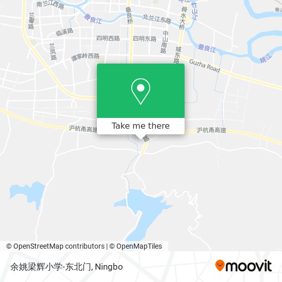 余姚梁辉小学-东北门 map