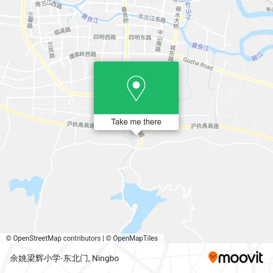 余姚梁辉小学-东北门 map