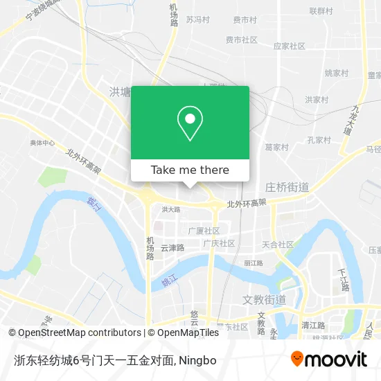浙东轻纺城6号门天一五金对面 map