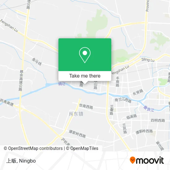 上畈 map
