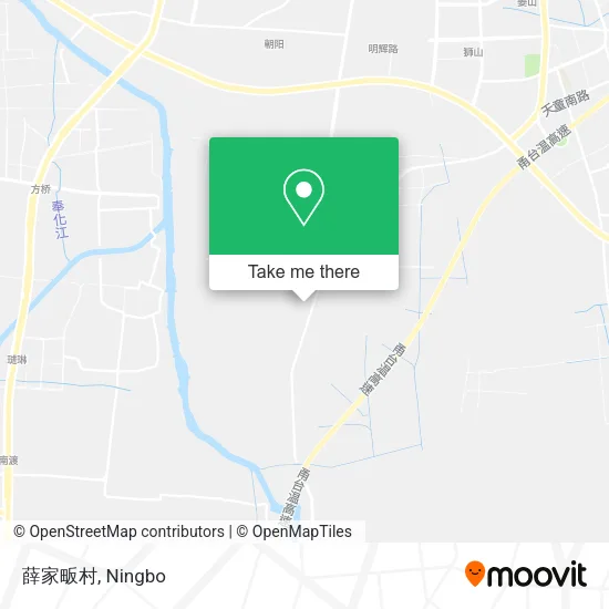 薛家畈村 map
