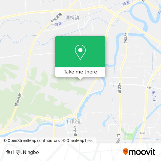 鱼山寺 map