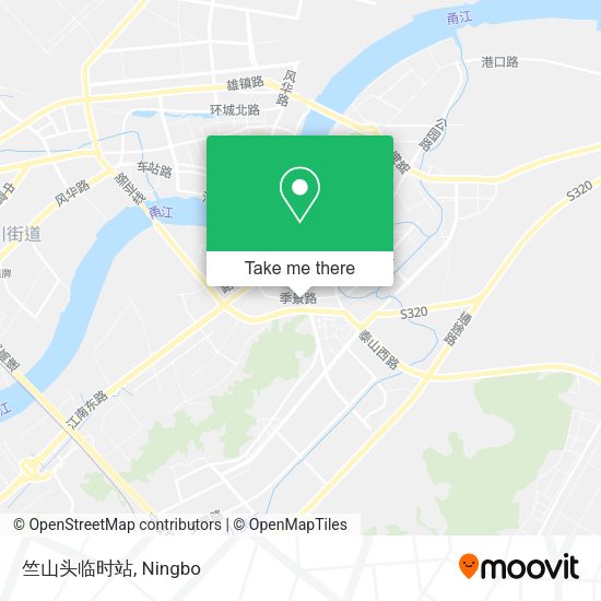 竺山头临时站 map
