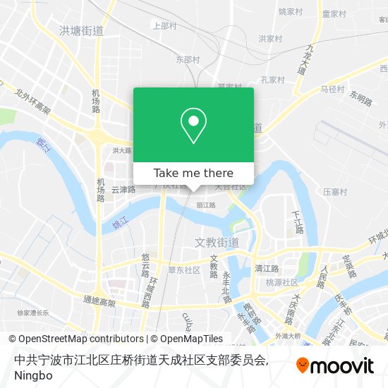 中共宁波市江北区庄桥街道天成社区支部委员会 map