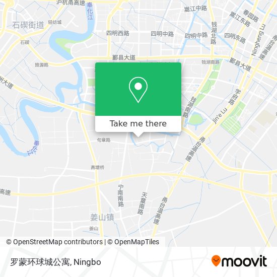 罗蒙环球城公寓 map