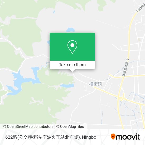 622路(公交横街站-宁波火车站北广场) map