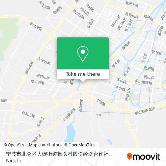 宁波市北仑区大碶街道搀头村股份经济合作社 map