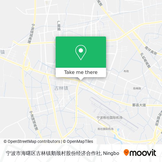 宁波市海曙区古林镇鹅颈村股份经济合作社 map