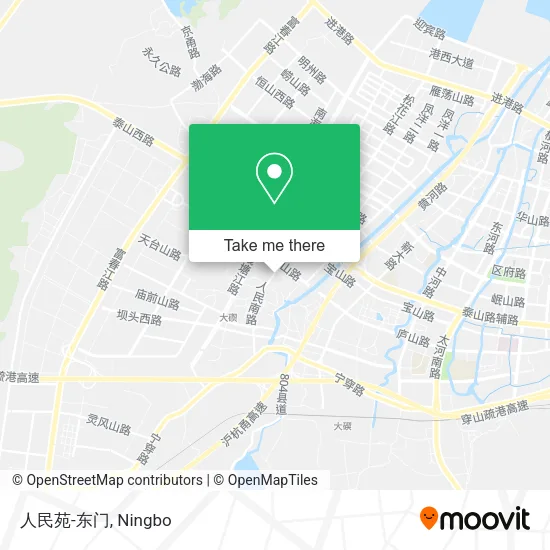 人民苑-东门 map