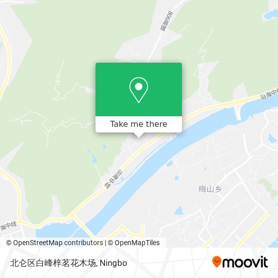 北仑区白峰梓茗花木场 map