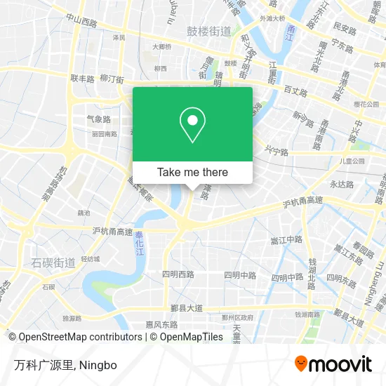 万科广源里 map
