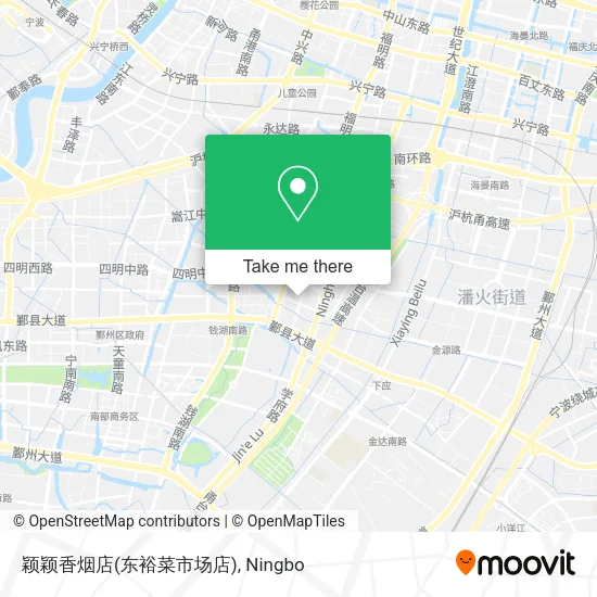 颖颖香烟店(东裕菜市场店) map