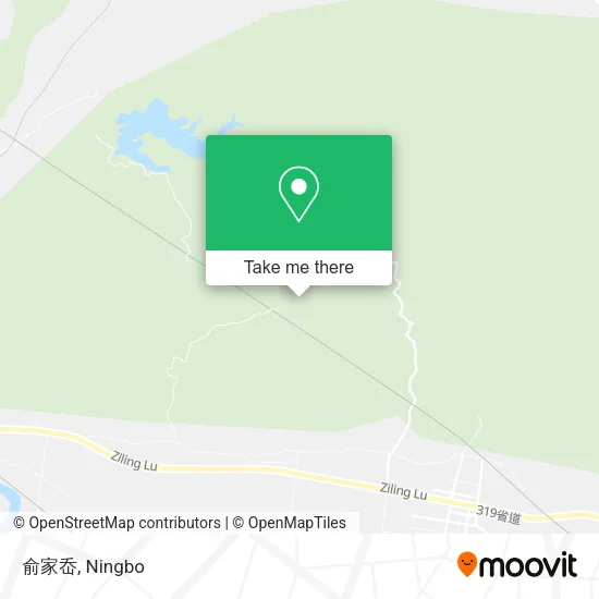 俞家岙 map