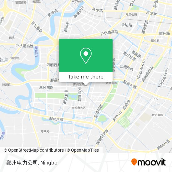 鄞州电力公司 map