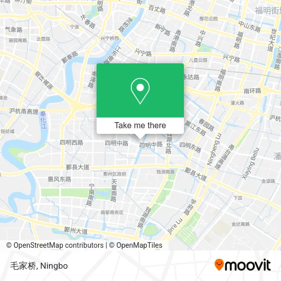毛家桥 map