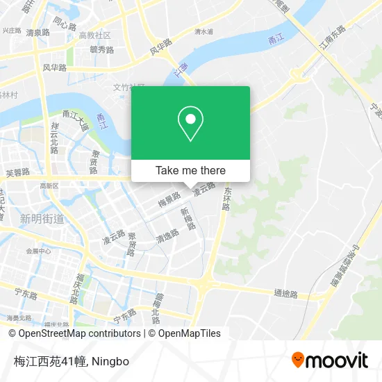 梅江西苑41幢 map