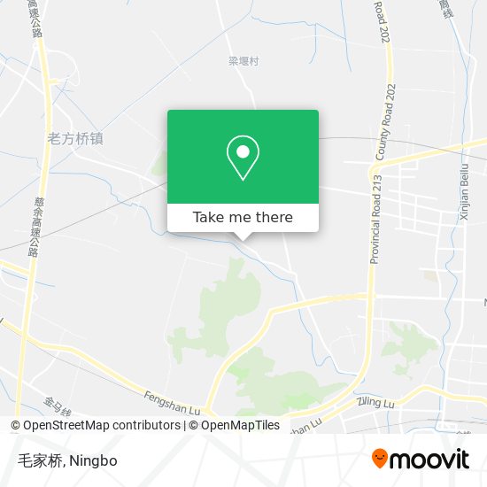 毛家桥 map