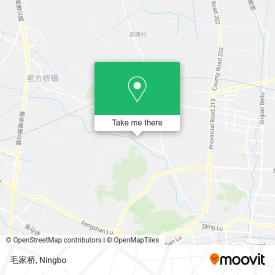 毛家桥 map