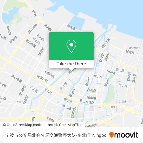 宁波市公安局北仑分局交通警察大队-东北门 map
