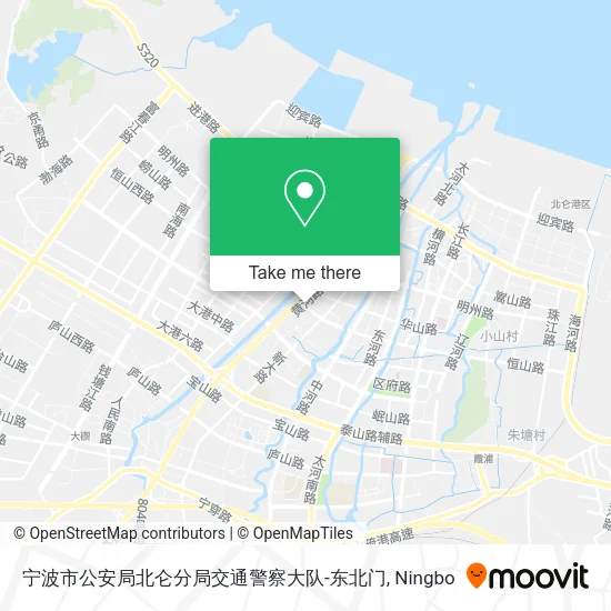 宁波市公安局北仑分局交通警察大队-东北门 map