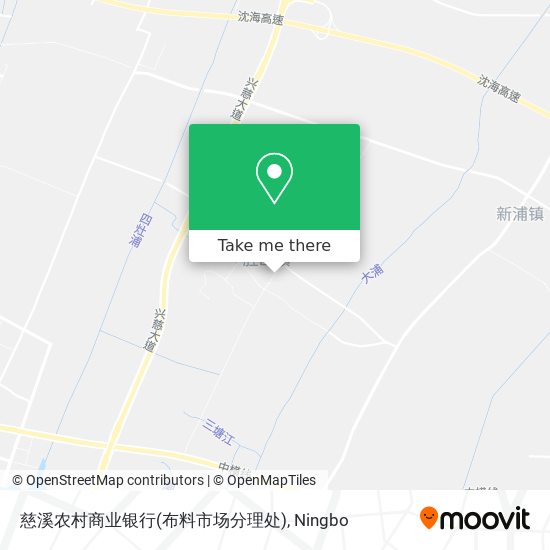 慈溪农村商业银行(布料市场分理处) map