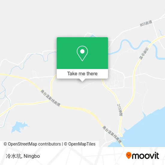 冷水坑 map