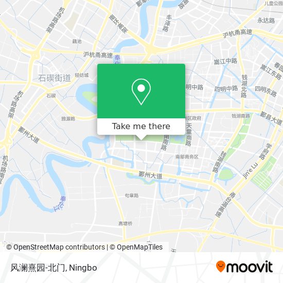 风澜熹园-北门 map