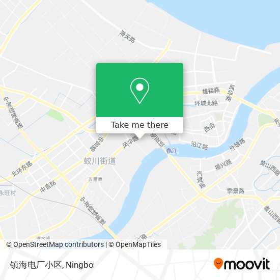 镇海电厂小区 map
