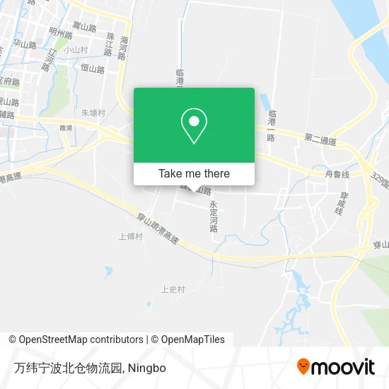 万纬宁波北仓物流园 map