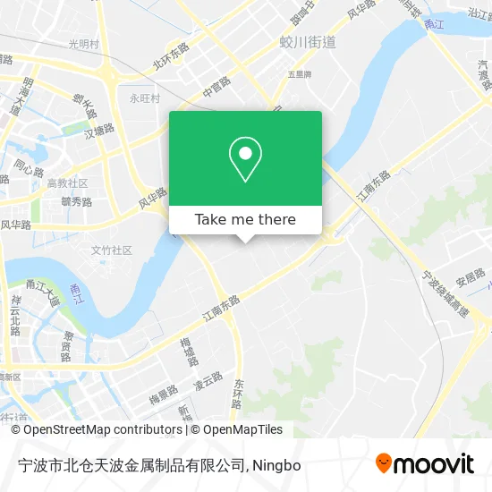 宁波市北仓天波金属制品有限公司 map
