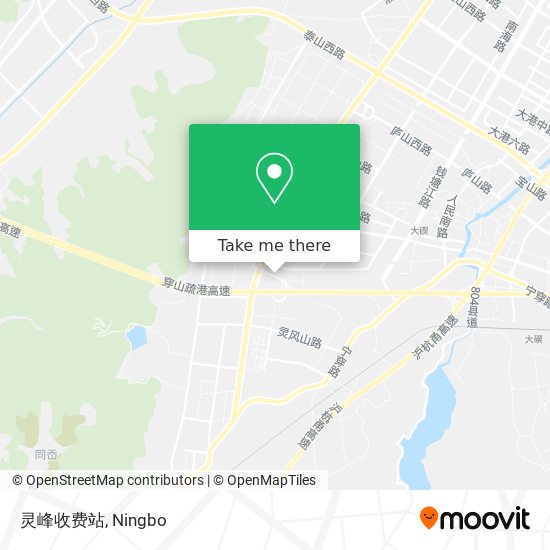 灵峰收费站 map