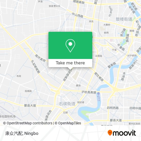 康众汽配 map
