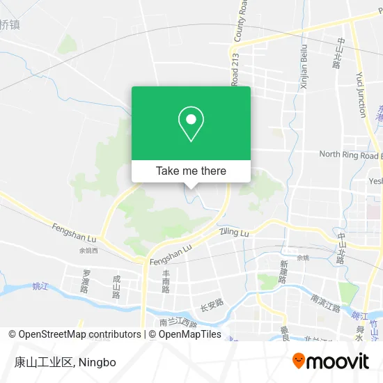 康山工业区 map