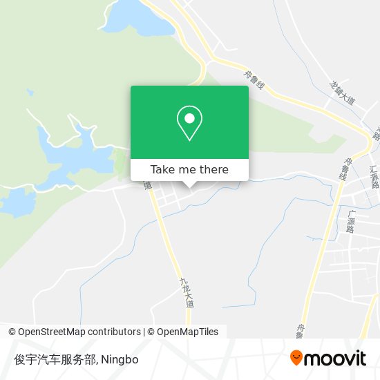 俊宇汽车服务部 map