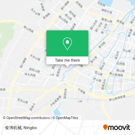 俊博机械 map
