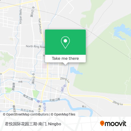 君悦国际花园三期-南门 map