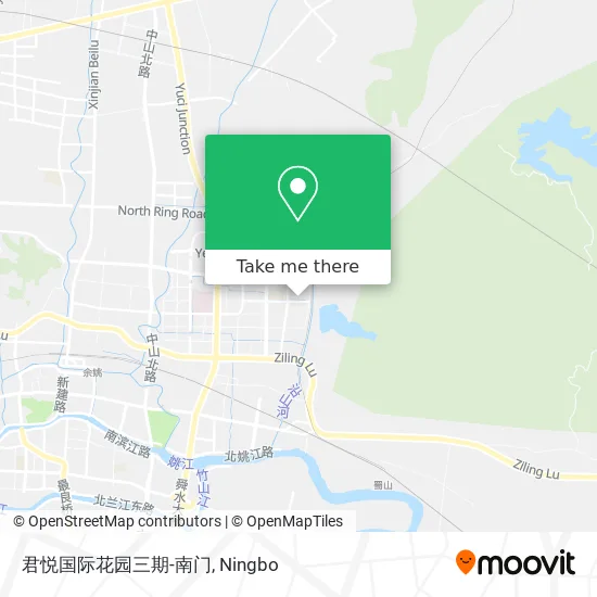 君悦国际花园三期-南门 map