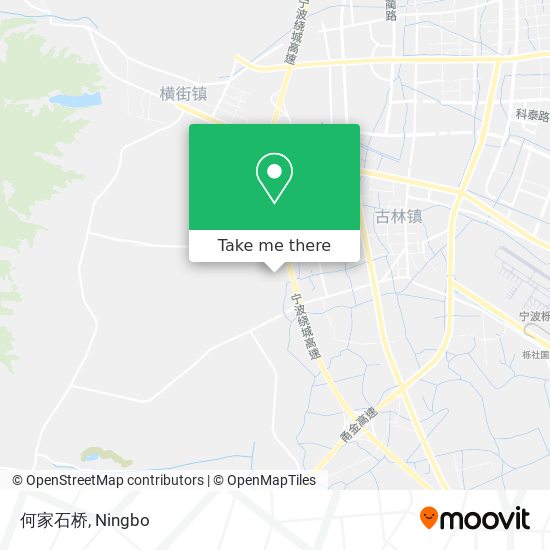何家石桥 map