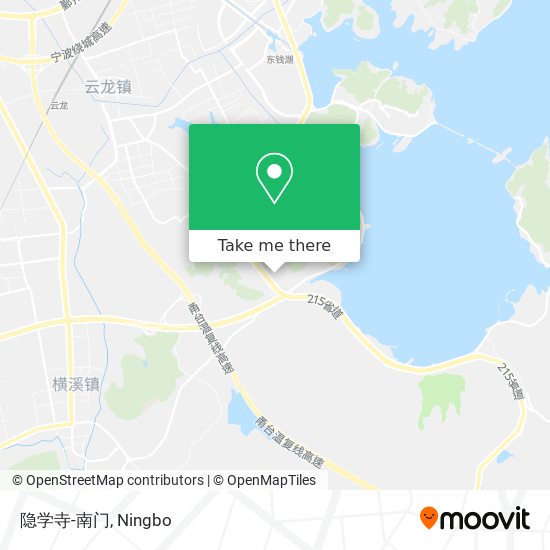 隐学寺-南门 map