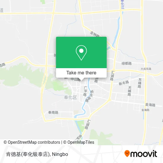 肯德基(奉化银泰店) map