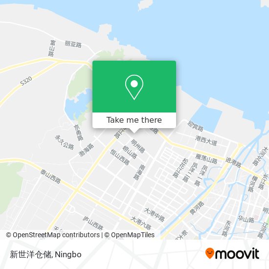 新世洋仓储 map