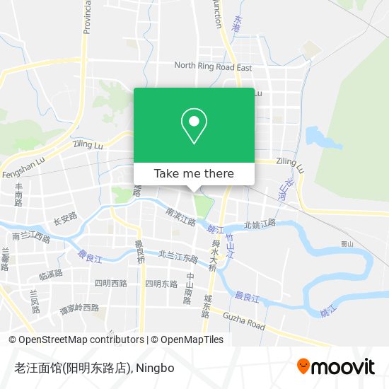 老汪面馆(阳明东路店) map