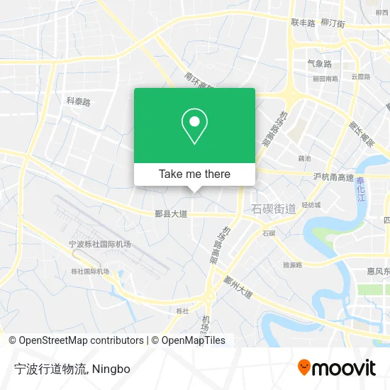 宁波行道物流 map